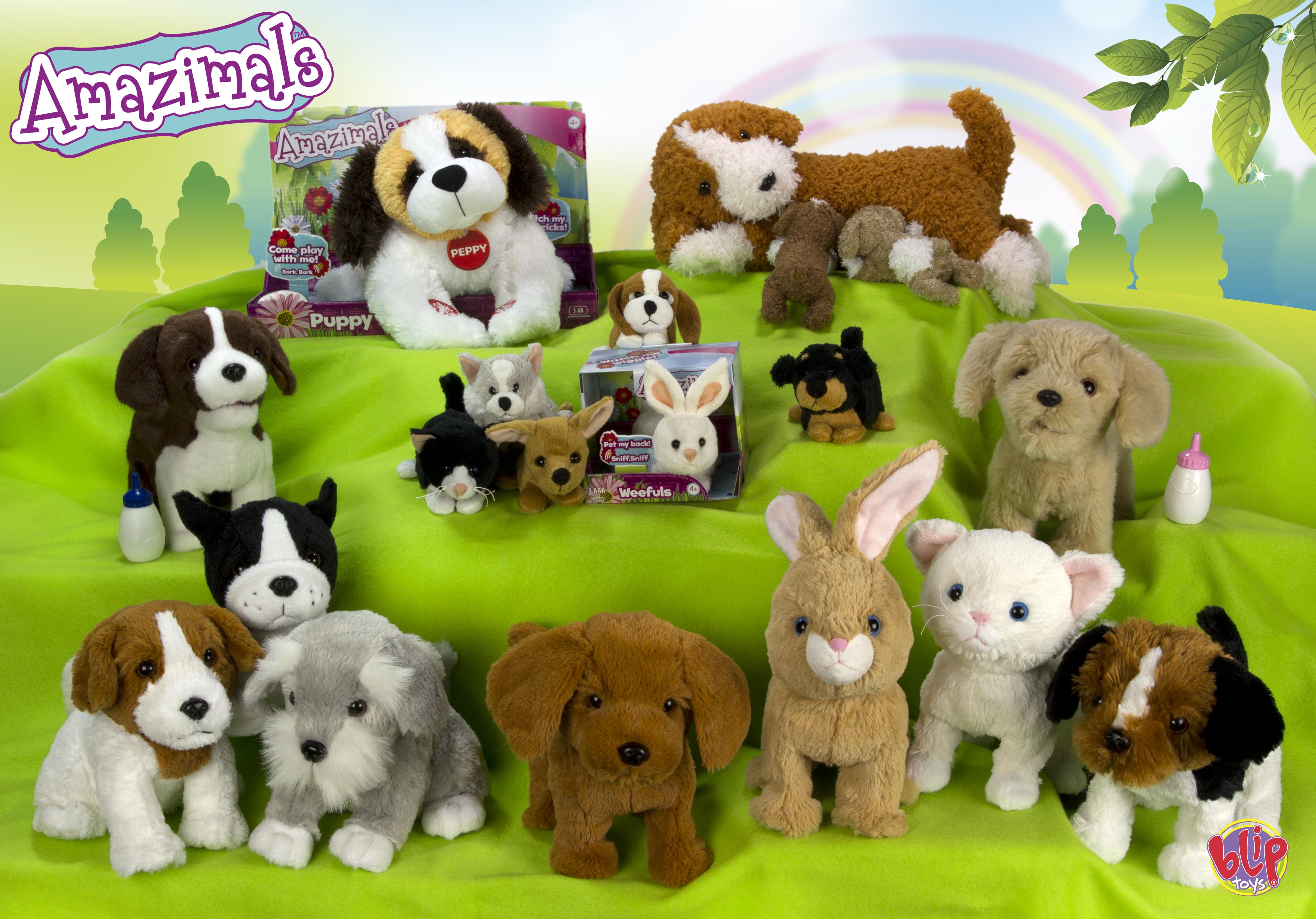 stuffed animals of pets