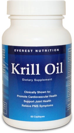 krill oil bottle