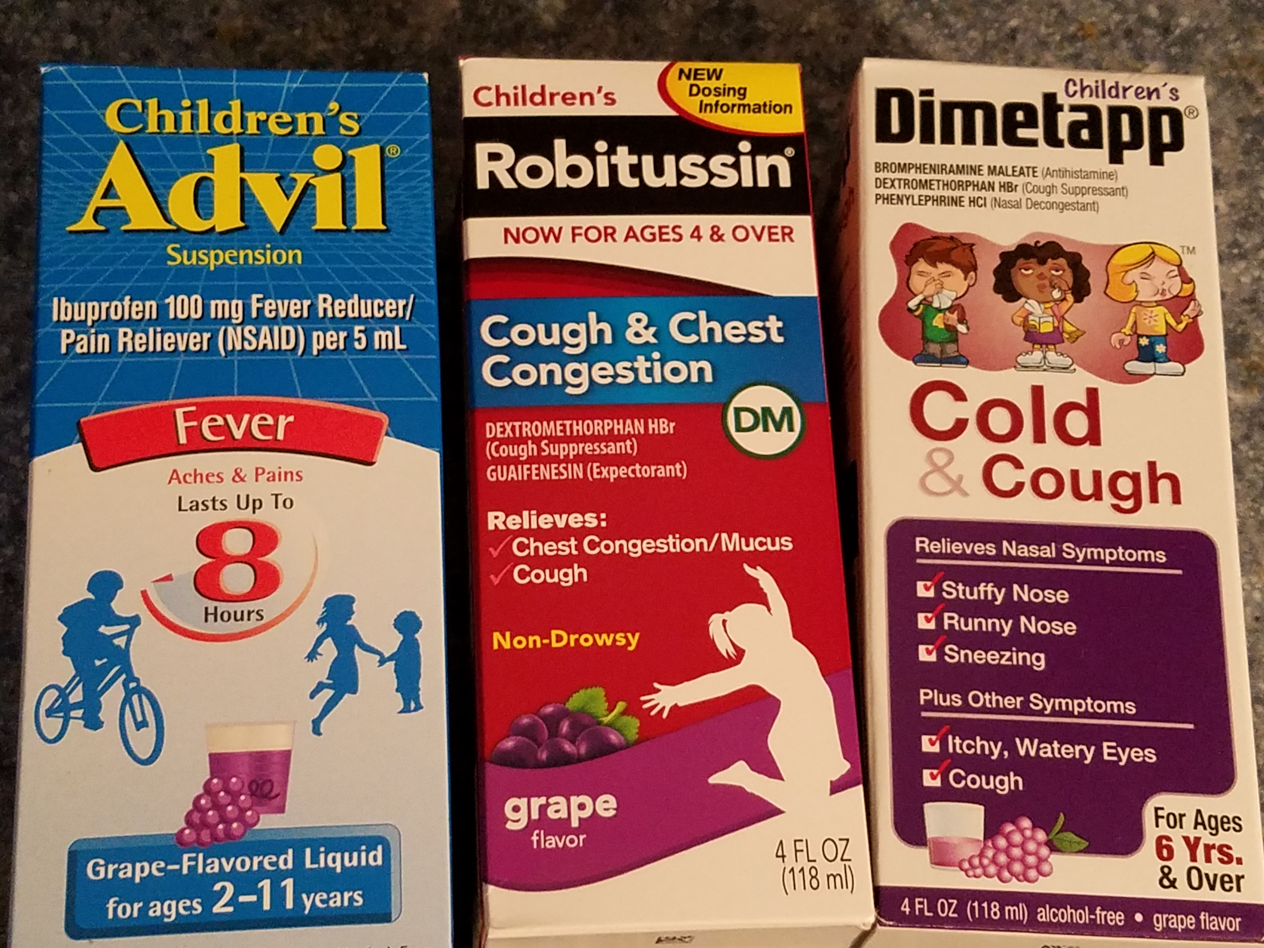 kids cold medicine