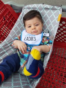 Binxy Baby Shopping Cart Hammock with munchkin