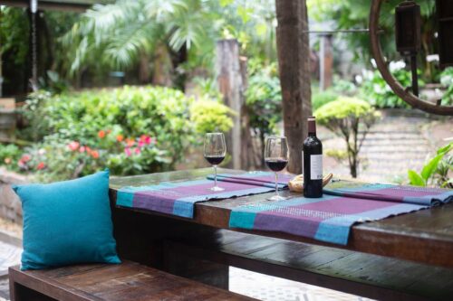 outdoor space wine